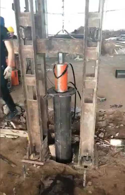马鞍山当涂县钢管桩加固