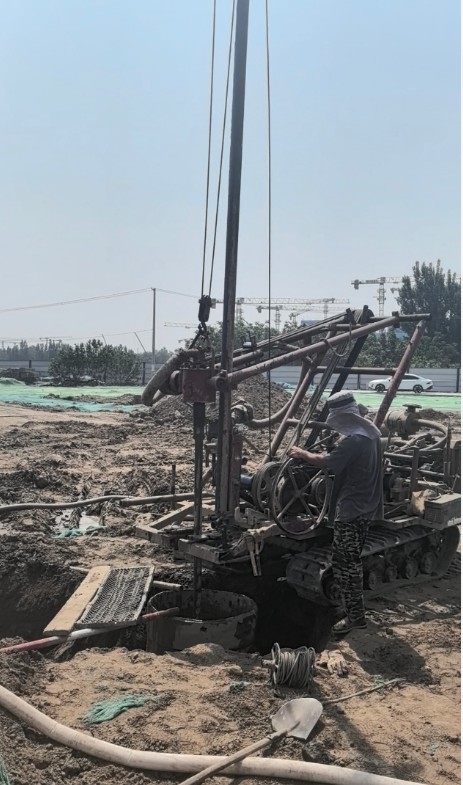 马鞍山当涂县工地打井